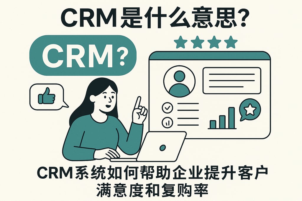 crm是什么意思？crm系统如何帮助企业提升客户满意度和复购率