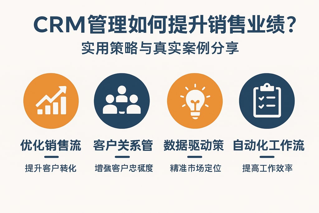 crm管理如何提升销售业绩？实用策略与真实案例分享