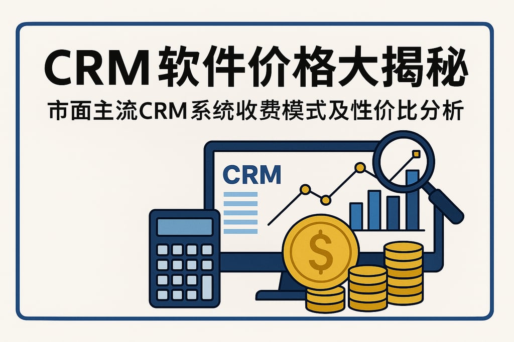 crm软件价格大揭秘：市面主流crm系统收费模式及性价比分析