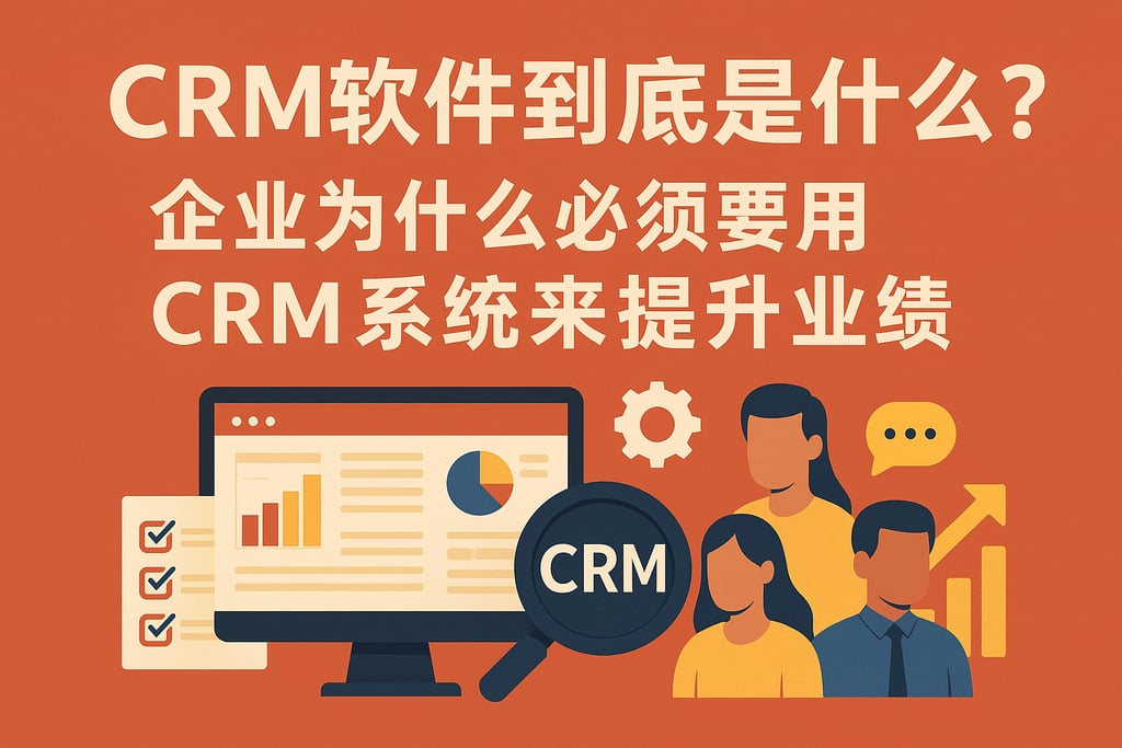 crm软件到底是什么？企业为什么必须要用crm系统来提升业绩