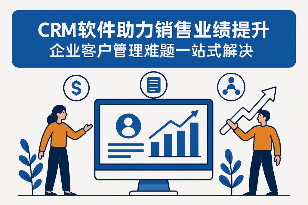 crm软件助力销售业绩提升，企业客户管理难题一站式解决