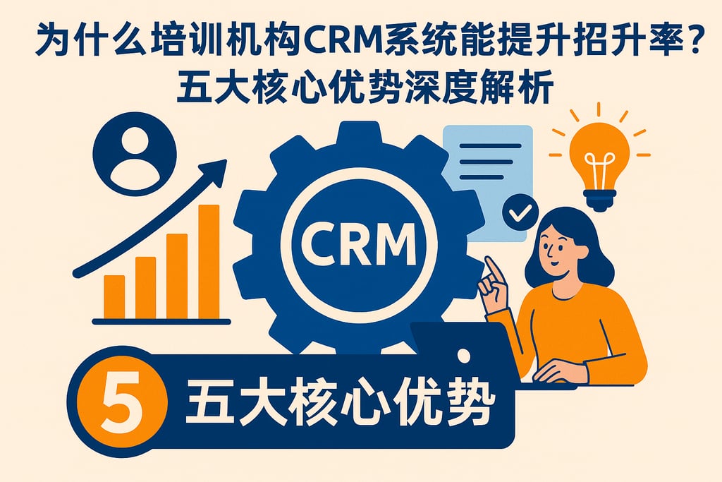为什么培训机构Crm系统能提升招生效率？五大核心优势深度解析