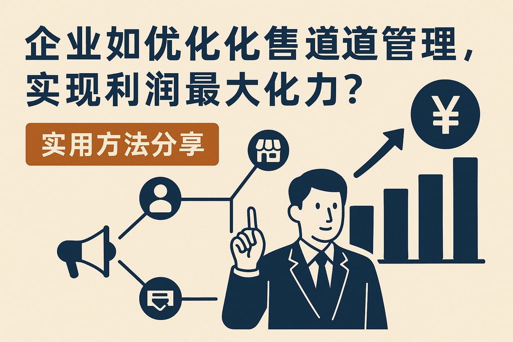 企业如何优化销售渠道管理，实现利润最大化？实用方法分享