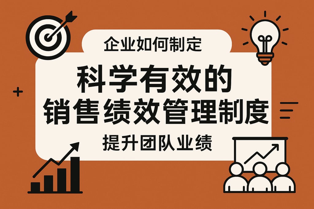 企业如何制定科学有效的销售绩效管理制度提升团队业绩