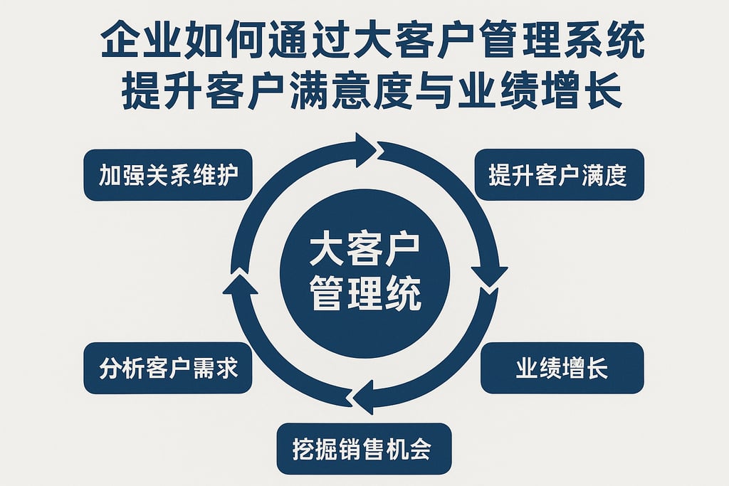 企业如何通过大客户管理系统提升客户满意度与业绩增长