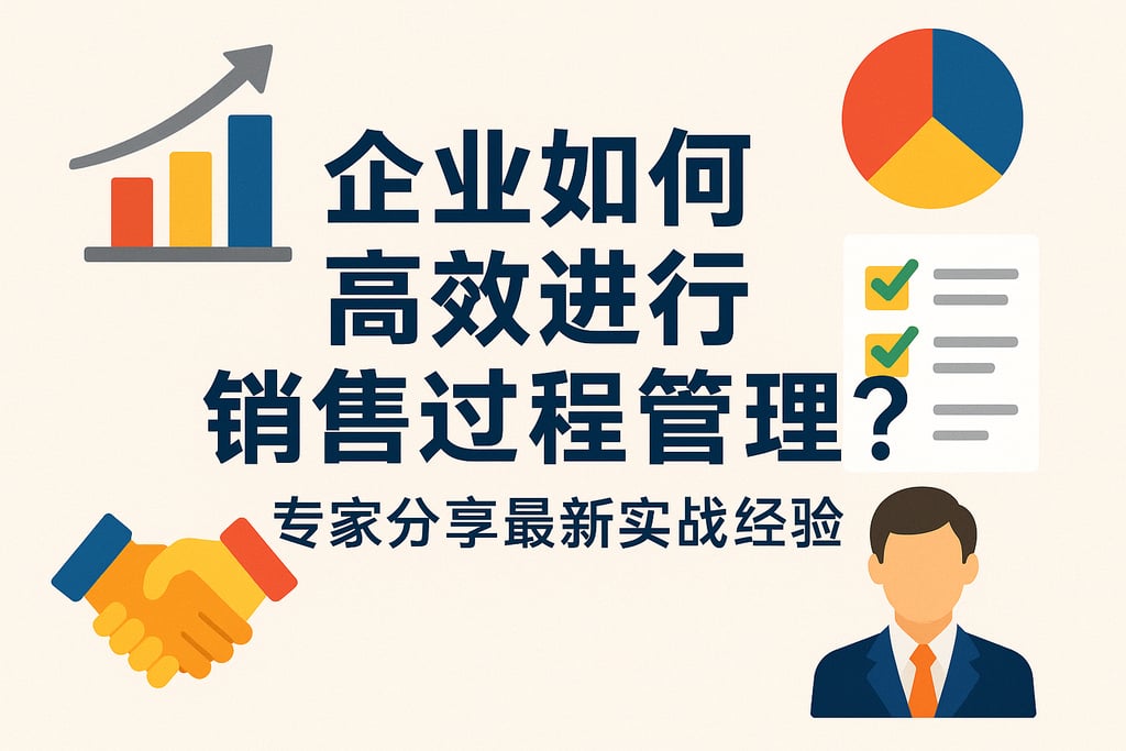 企业如何高效进行销售过程管理？专家分享最新实战经验