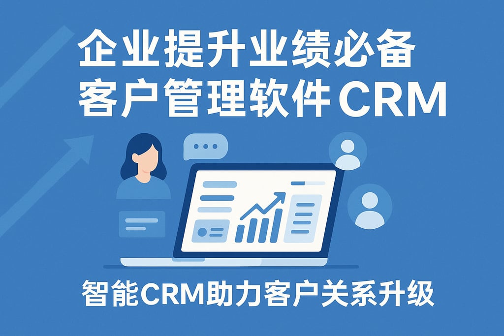 企业提升业绩必备客户管理软件crm，智能CRM助力客户关系升级