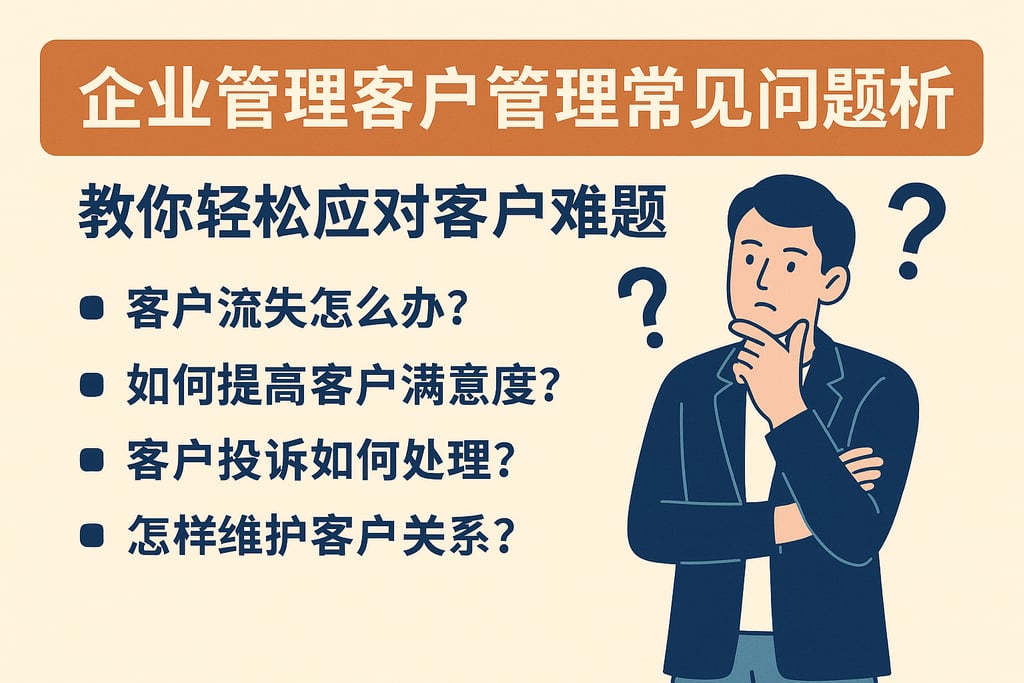 企业管理客户管理常见问题解析，教你轻松应对客户难题