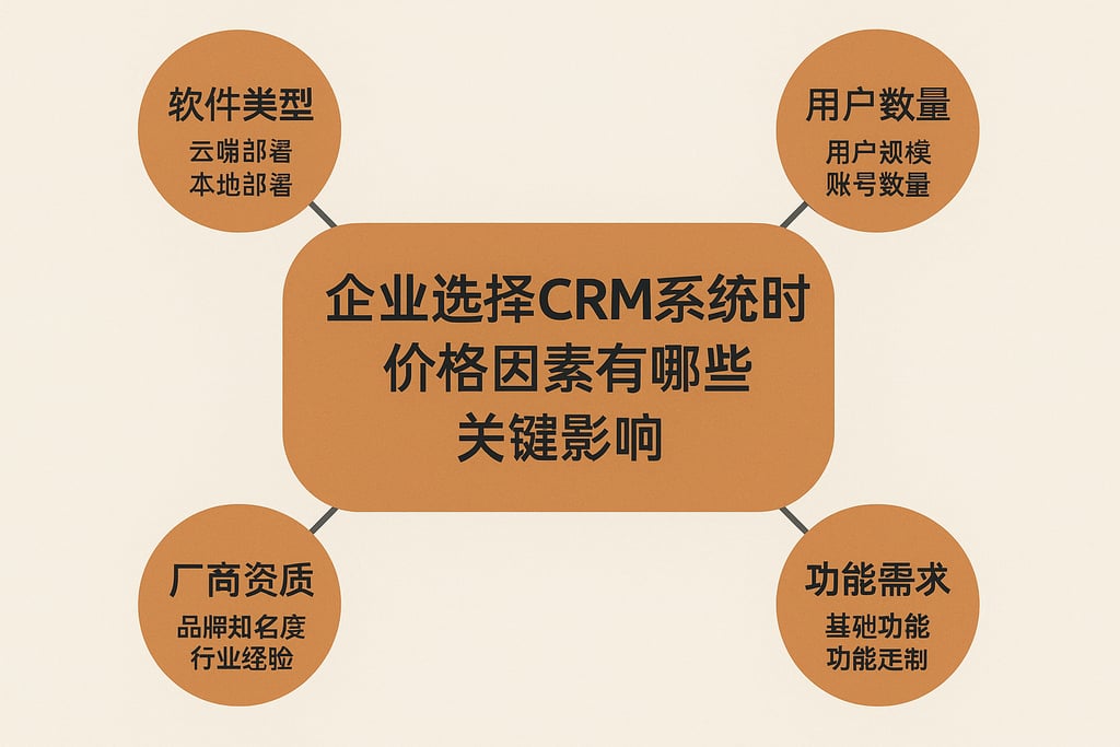 企业选择CRM系统时价格因素有哪些关键影响