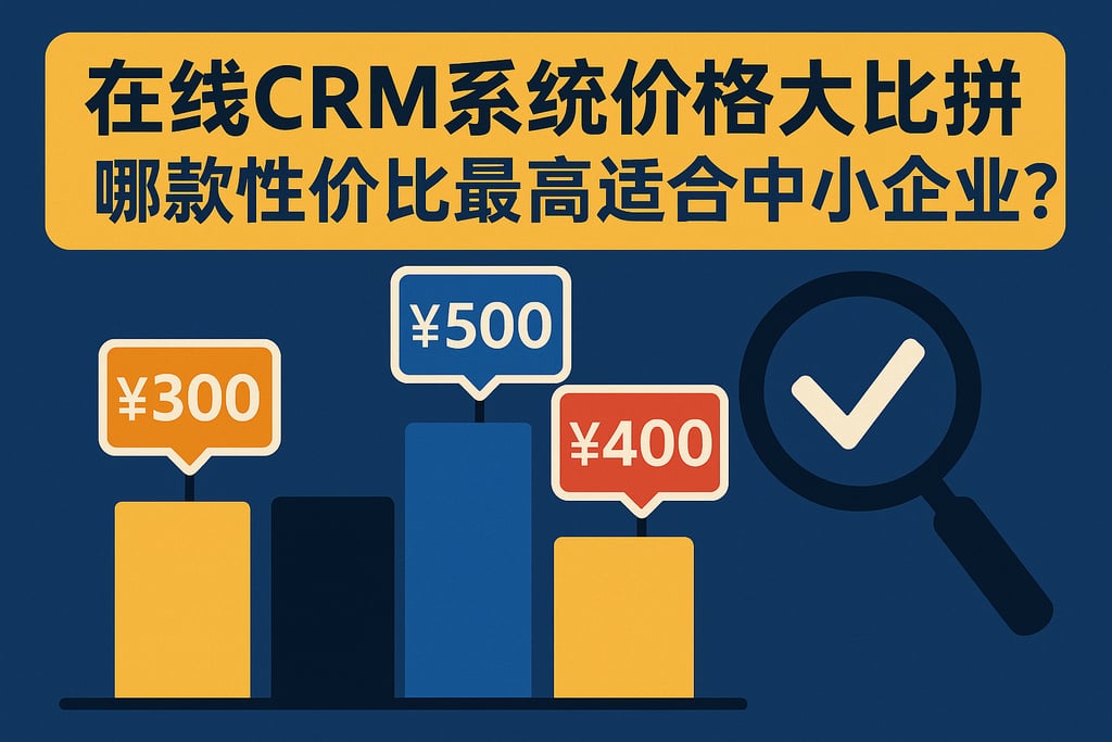 在线CRM系统价格大比拼，哪款性价比最高适合中小企业？