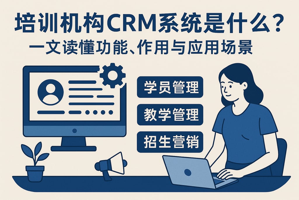 培训机构Crm系统是什么？一文读懂功能、作用与应用场景
