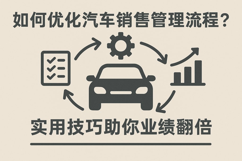 如何优化汽车销售管理流程？实用技巧助你业绩翻倍
