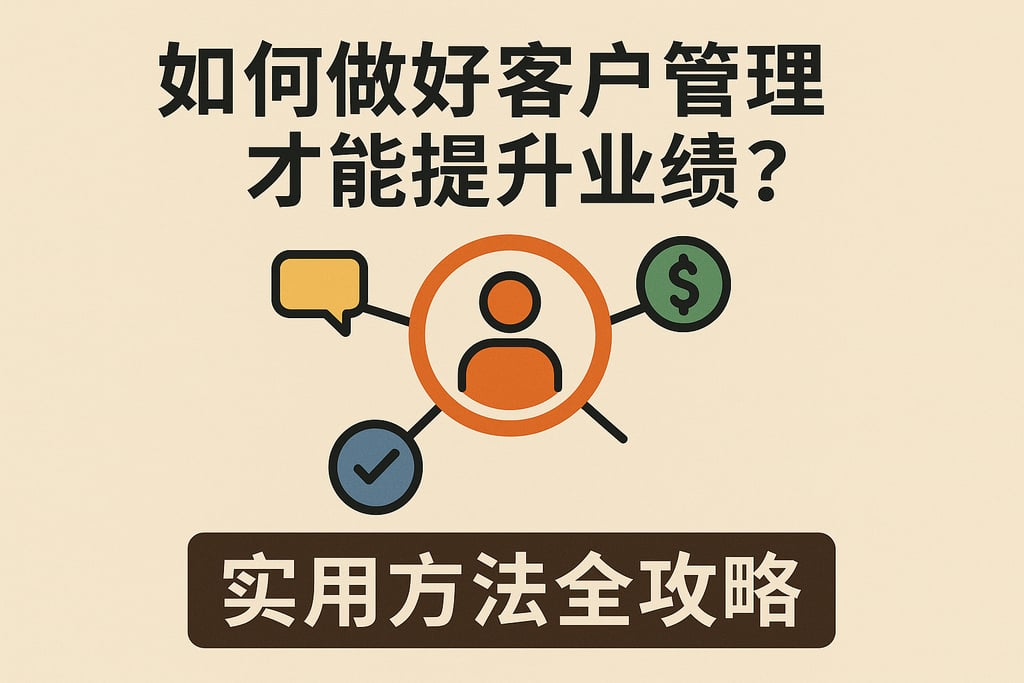 如何做好客户管理才能提升业绩？实用方法全攻略