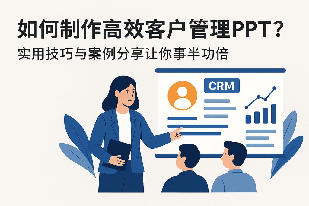 如何制作高效客户管理ppt？实用技巧与案例分享让你事半功倍