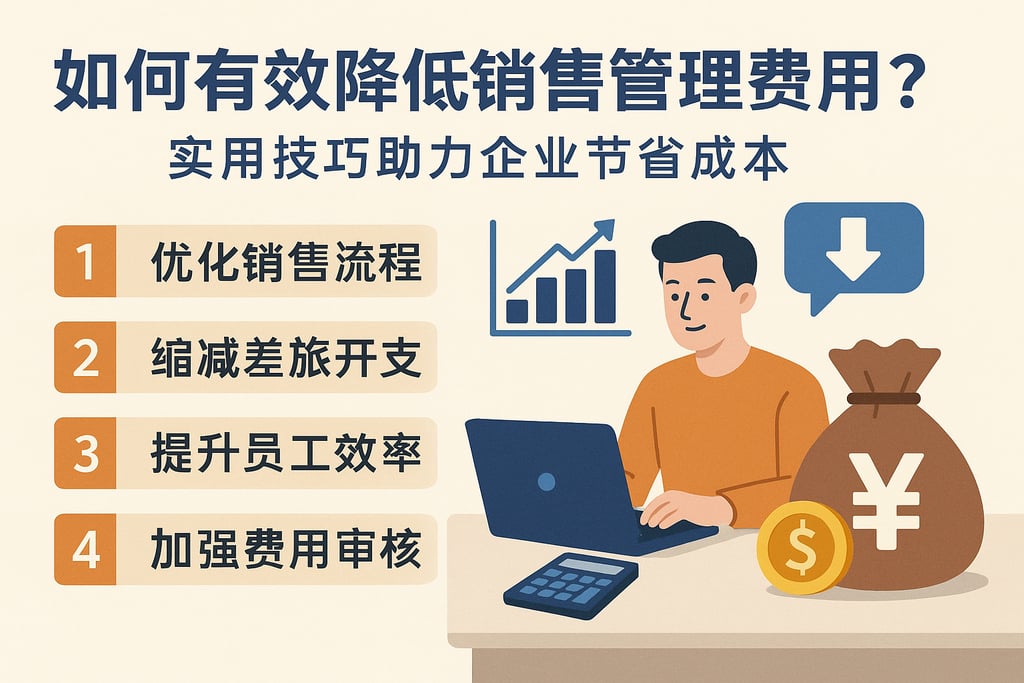 如何有效降低销售管理费用？实用技巧助力企业节省成本