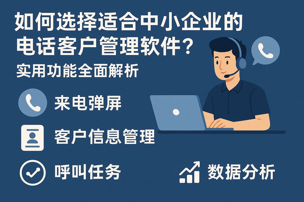 如何选择适合中小企业的电话客户管理软件？实用功能全面解析