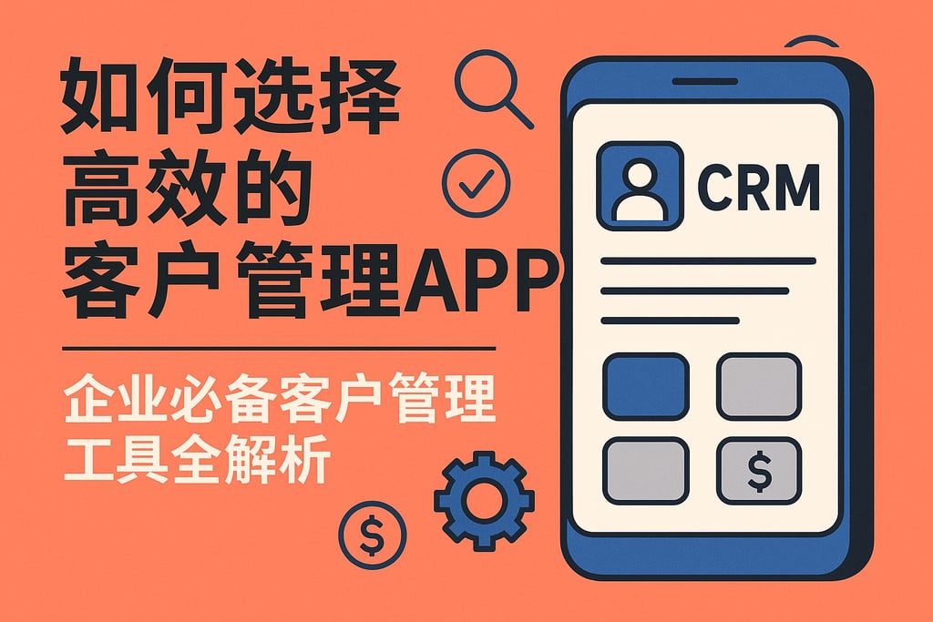 如何选择高效的客户管理app？企业必备客户管理工具全解析