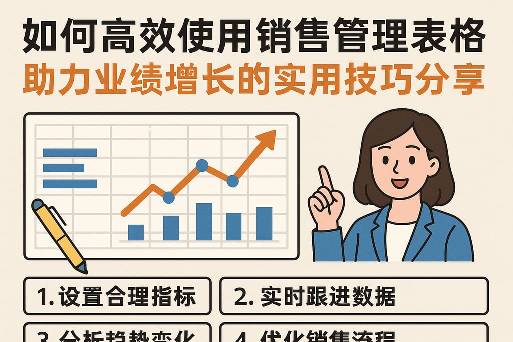 如何高效使用销售管理表格，助力业绩增长的实用技巧分享