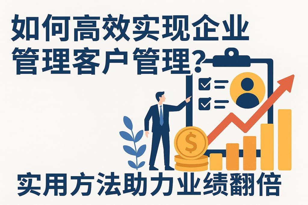 如何高效实现企业管理客户管理？实用方法助力业绩翻倍