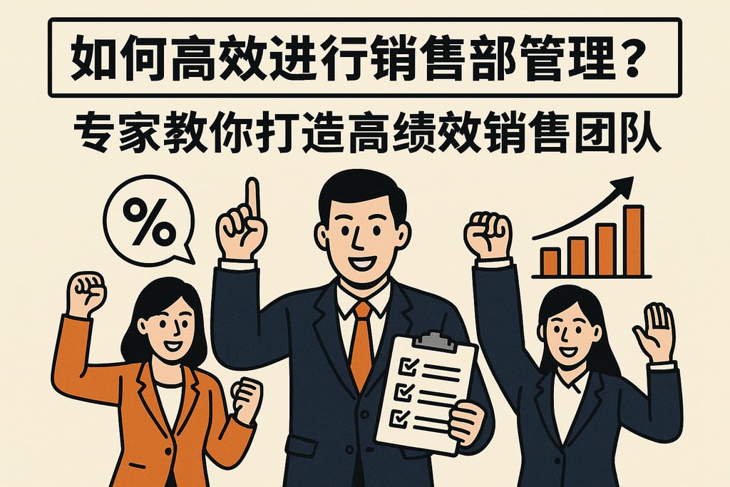 如何高效进行销售部管理？专家教你打造高绩效销售团队