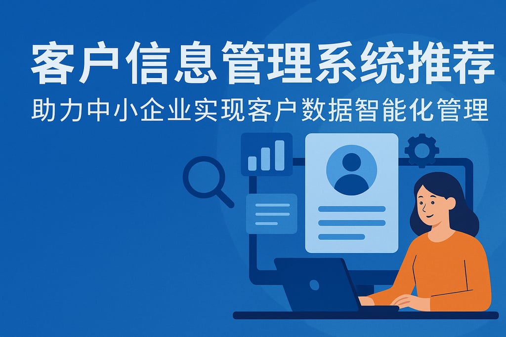 客户信息管理系统推荐，助力中小企业实现客户数据智能化管理