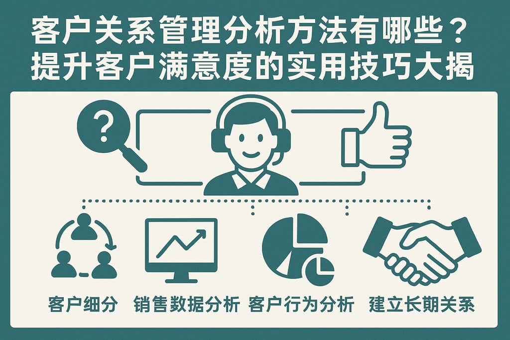 客户关系管理分析方法有哪些？提升客户满意度的实用技巧大揭秘