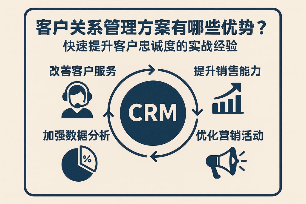 客户关系管理方案有哪些优势？快速提升客户忠诚度的实战经验