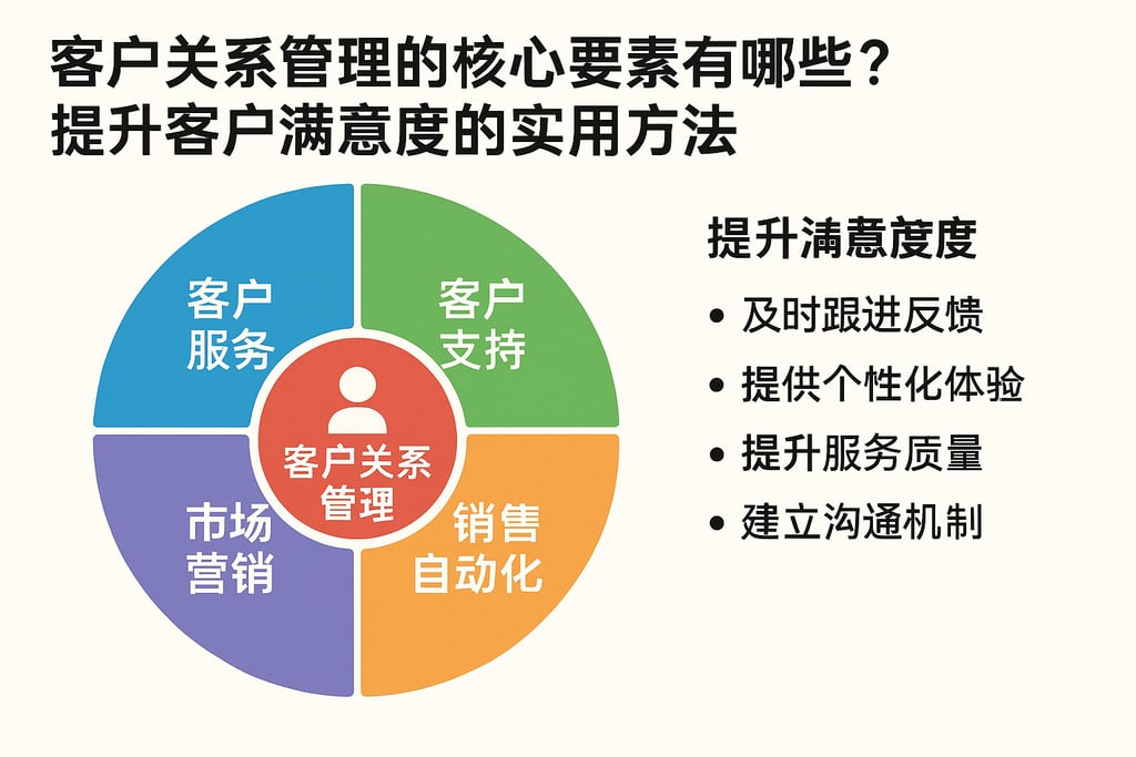 客户关系管理的核心要素有哪些？提升客户满意度的实用方法