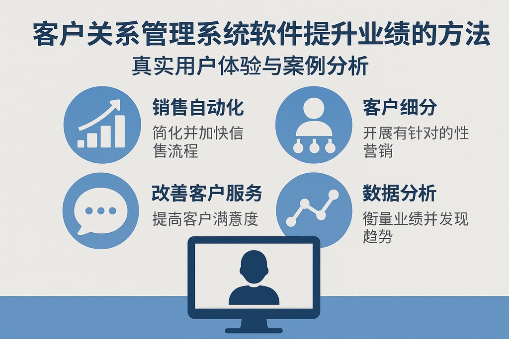 客户关系管理系统软件提升业绩的方法，真实用户体验与案例分析