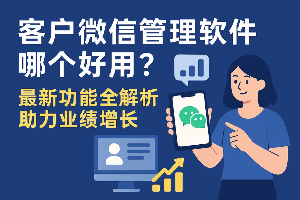 客户微信管理软件哪个好用？最新功能全解析助力业绩增长