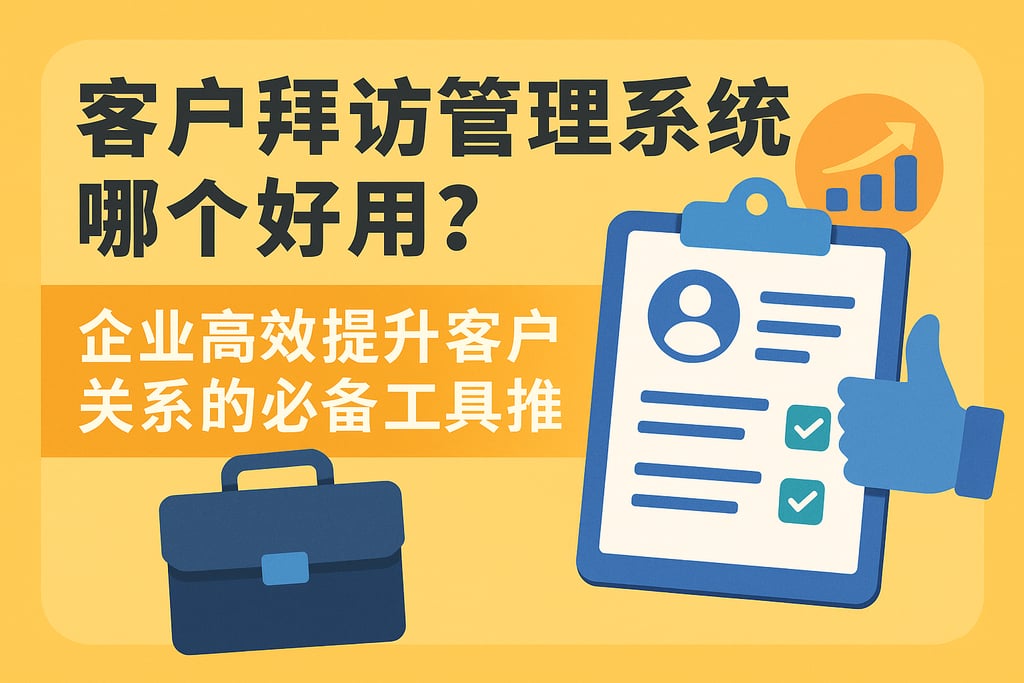 客户拜访管理系统哪个好用？企业高效提升客户关系的必备工具推荐