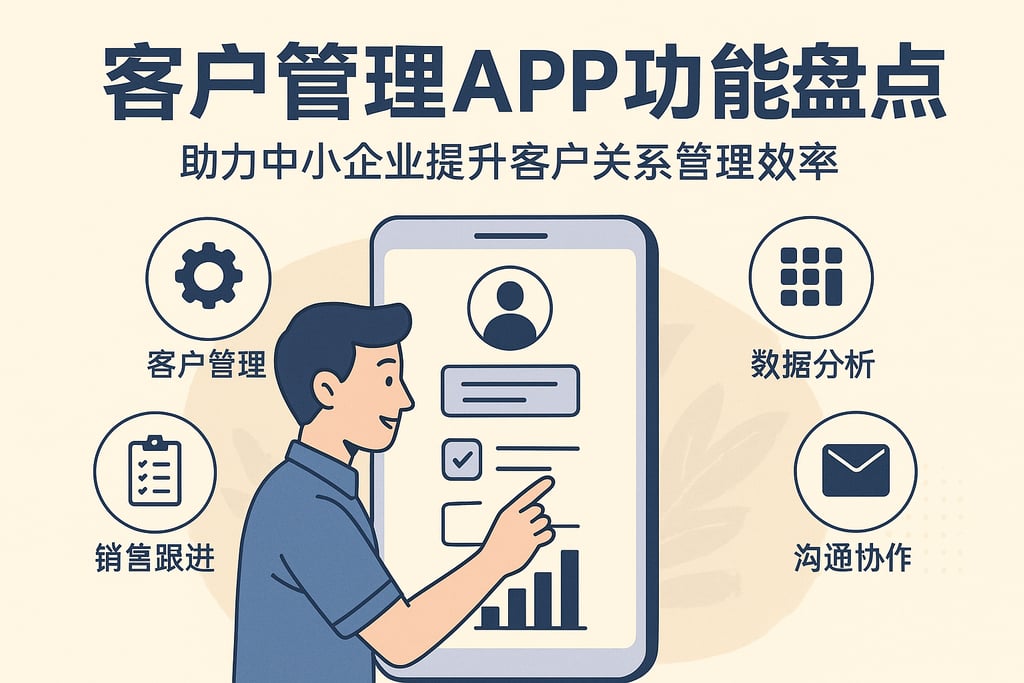 客户管理app功能盘点，助力中小企业提升客户关系管理效率