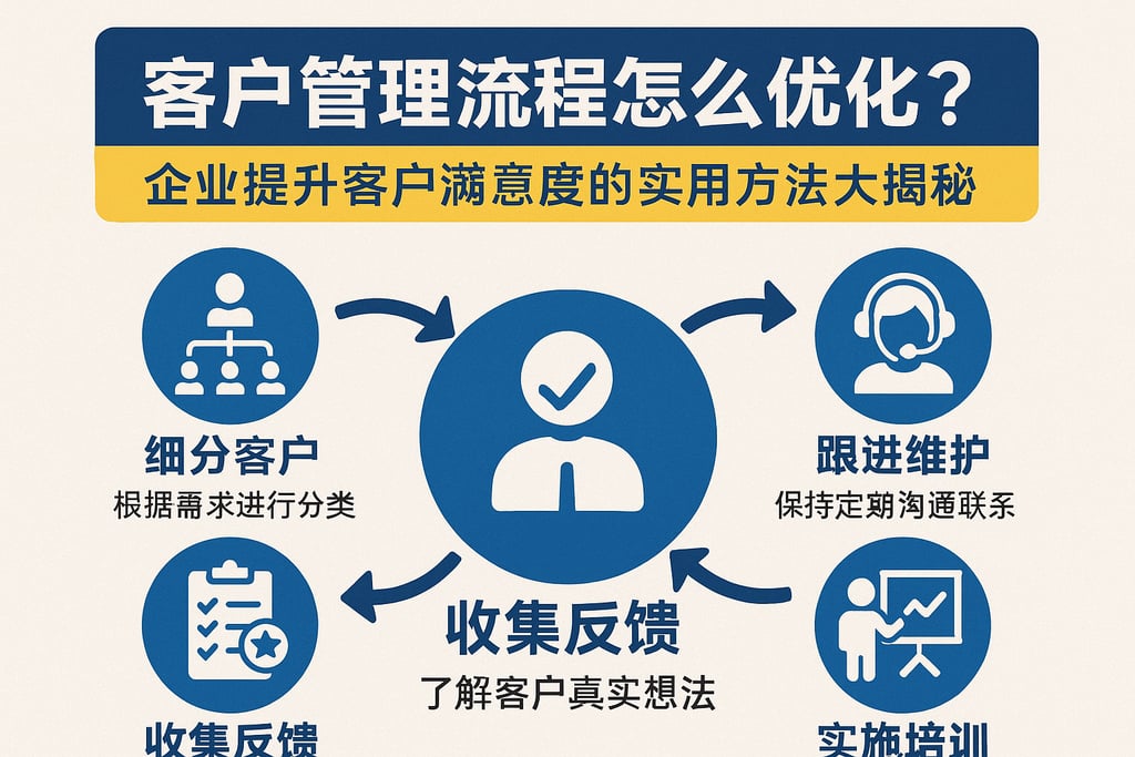 客户管理流程怎么优化？企业提升客户满意度的实用方法大揭秘