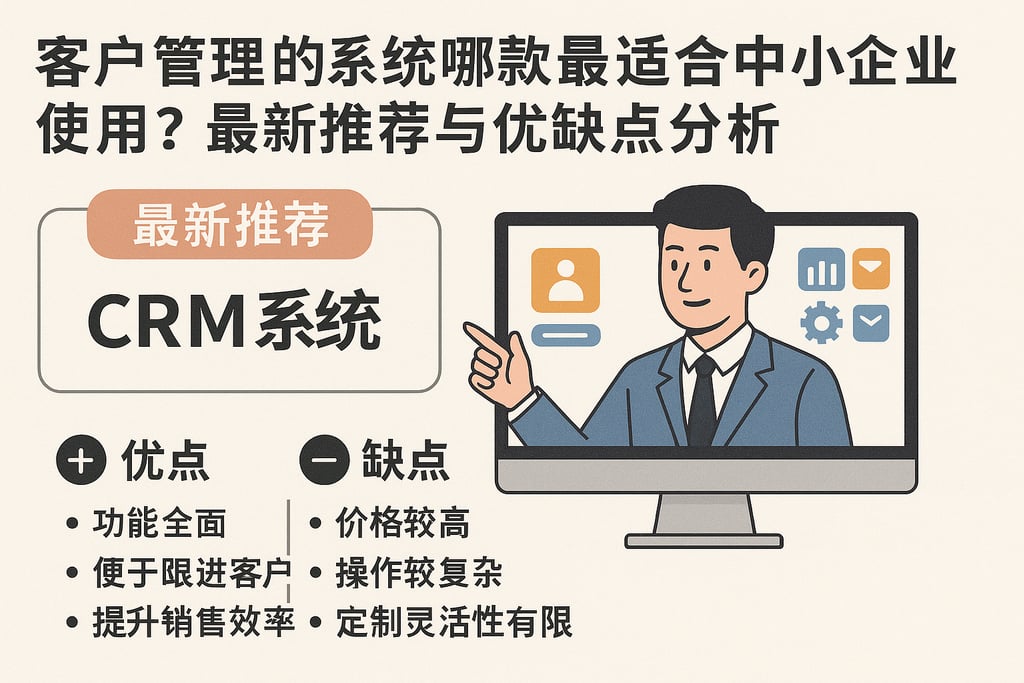 客户管理的系统哪款最适合中小企业使用？最新推荐与优缺点分析