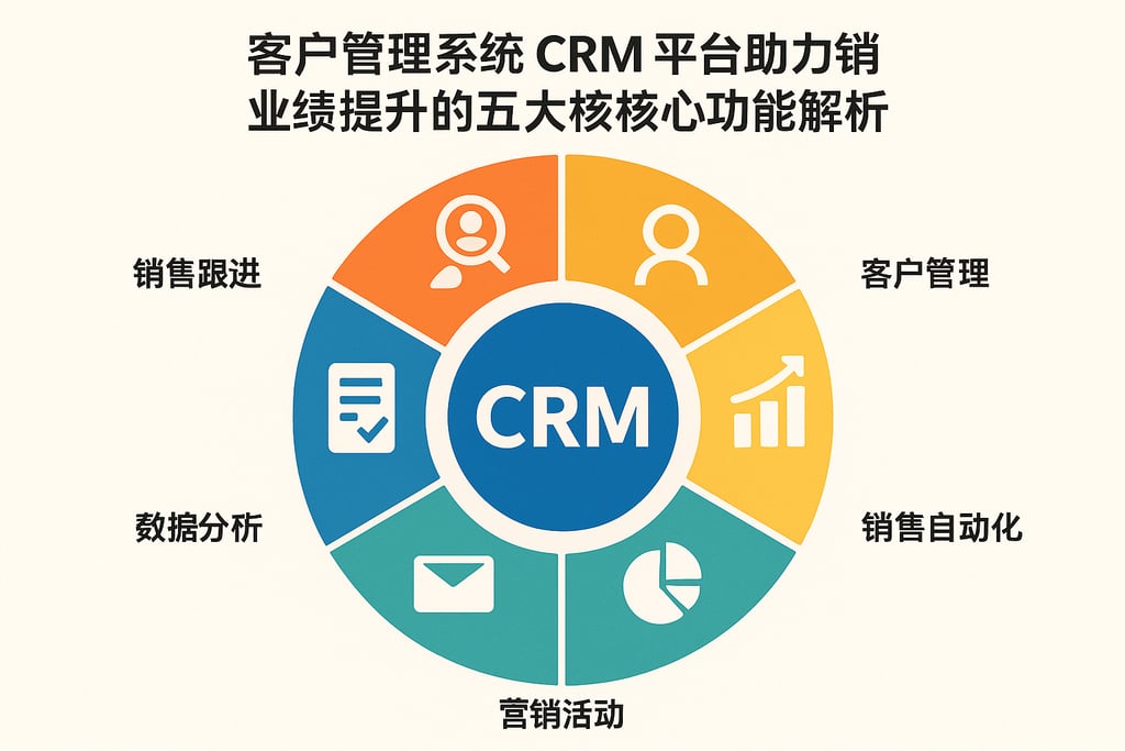 客户管理系统crm平台助力销售业绩提升的五大核心功能解析
