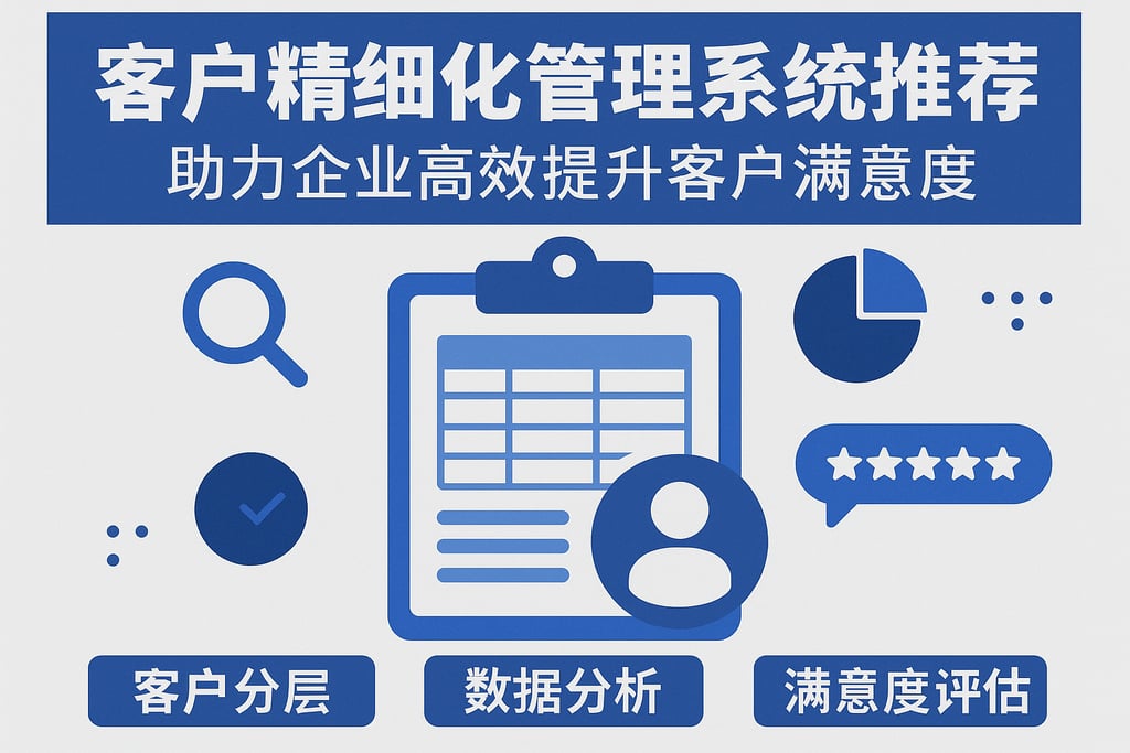 客户精细化管理系统推荐，助力企业高效提升客户满意度