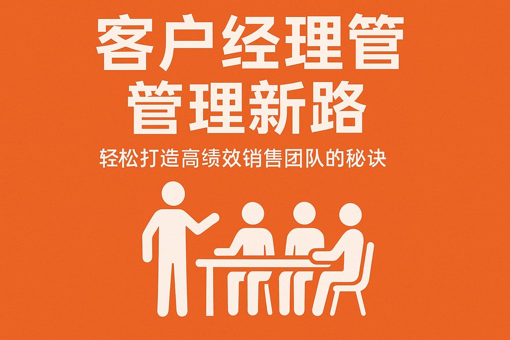 客户经理管理新思路，轻松打造高绩效销售团队的秘诀