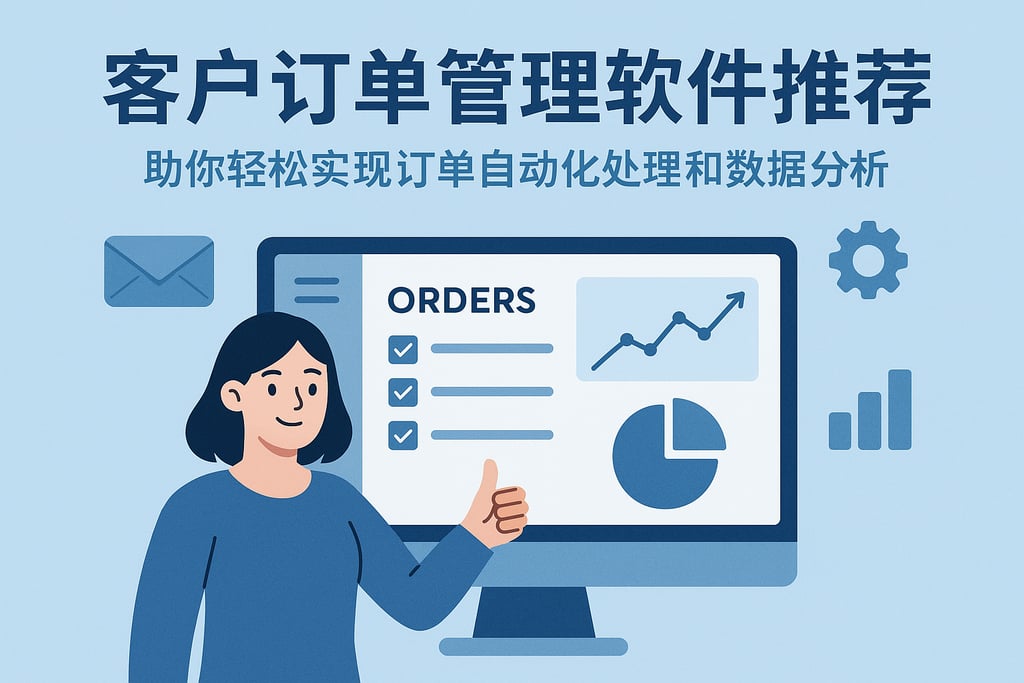 客户订单管理软件推荐，助你轻松实现订单自动化处理和数据分析