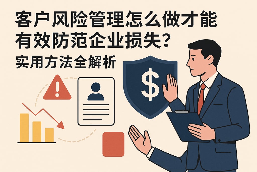 客户风险管理怎么做才能有效防范企业损失？实用方法全解析