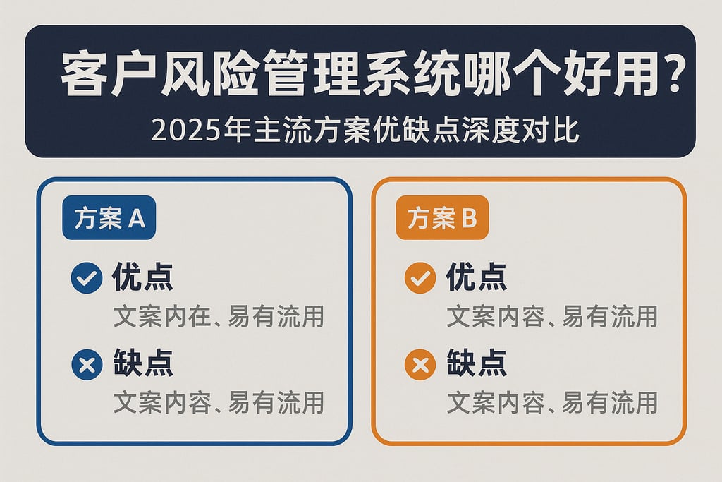 客户风险管理系统哪个好用？2025年主流方案优缺点深度对比