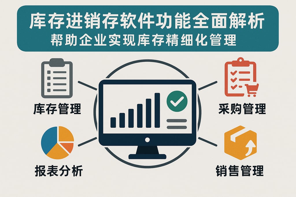 库存进销存软件功能全面解析，帮助企业实现库存精细化管理