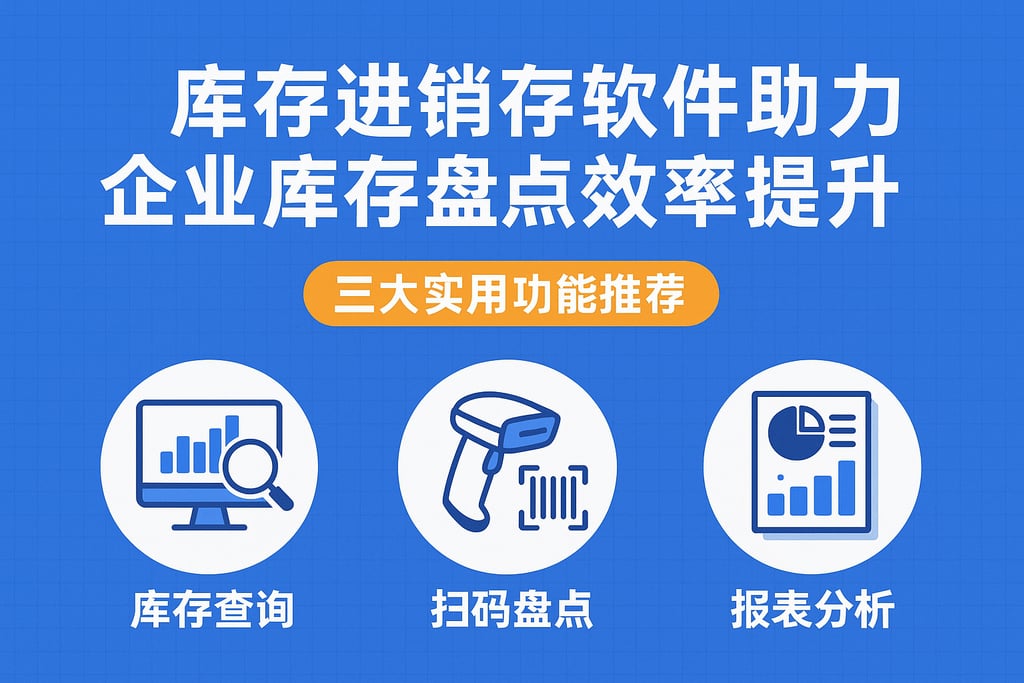 库存进销存软件助力企业库存盘点效率提升，三大实用功能推荐