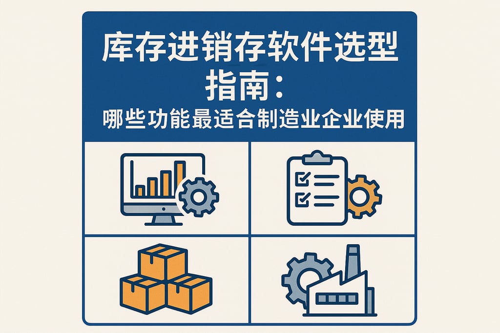 库存进销存软件选型指南：哪些功能最适合制造业企业使用
