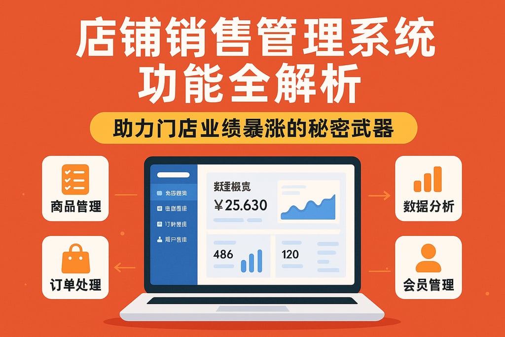 店铺销售管理系统功能全解析，助力门店业绩暴涨的秘密武器