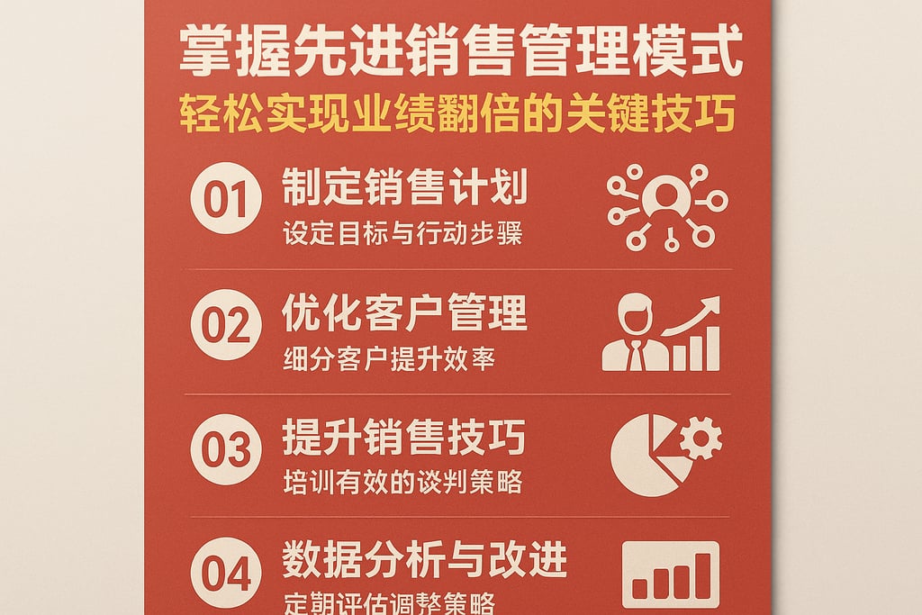 掌握先进销售管理模式，轻松实现业绩翻倍的关键技巧