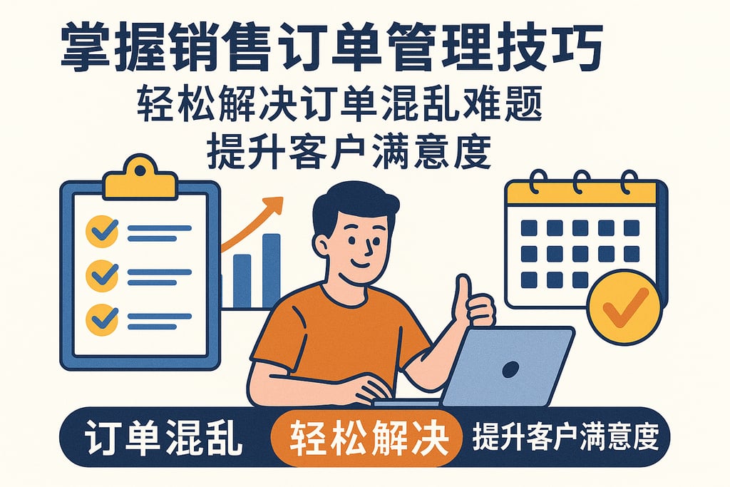掌握销售订单管理技巧，轻松解决订单混乱难题，提升客户满意度