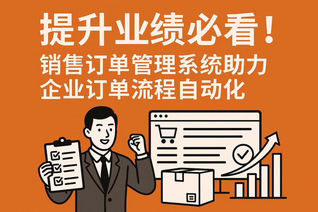 提升业绩必看！销售订单管理系统助力企业订单流程自动化