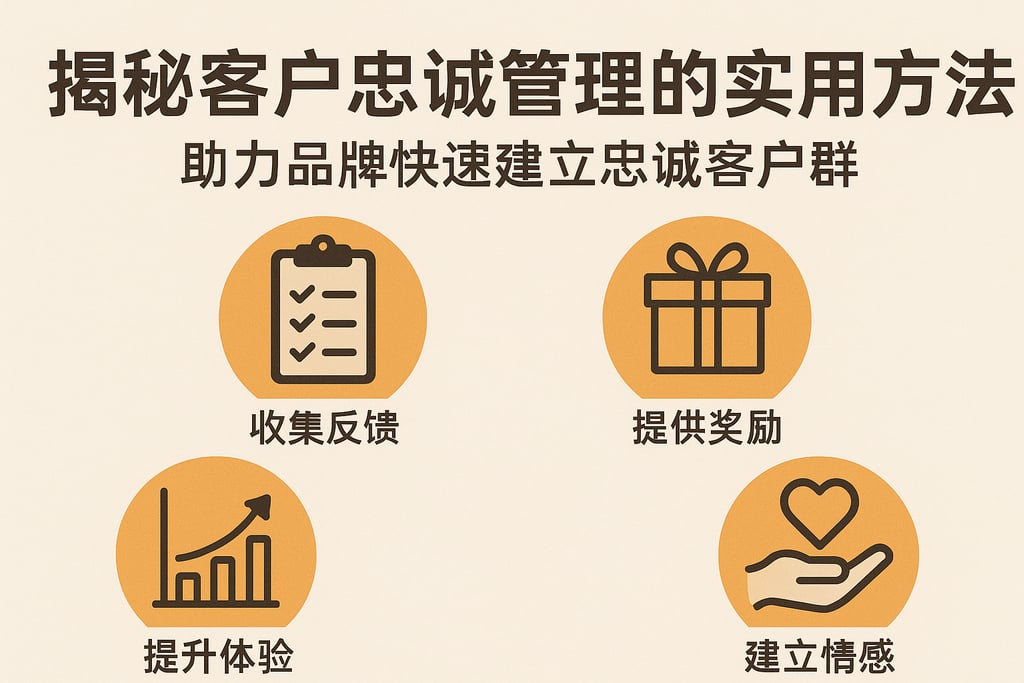 揭秘客户忠诚管理的实用方法，助力品牌快速建立忠诚客户群