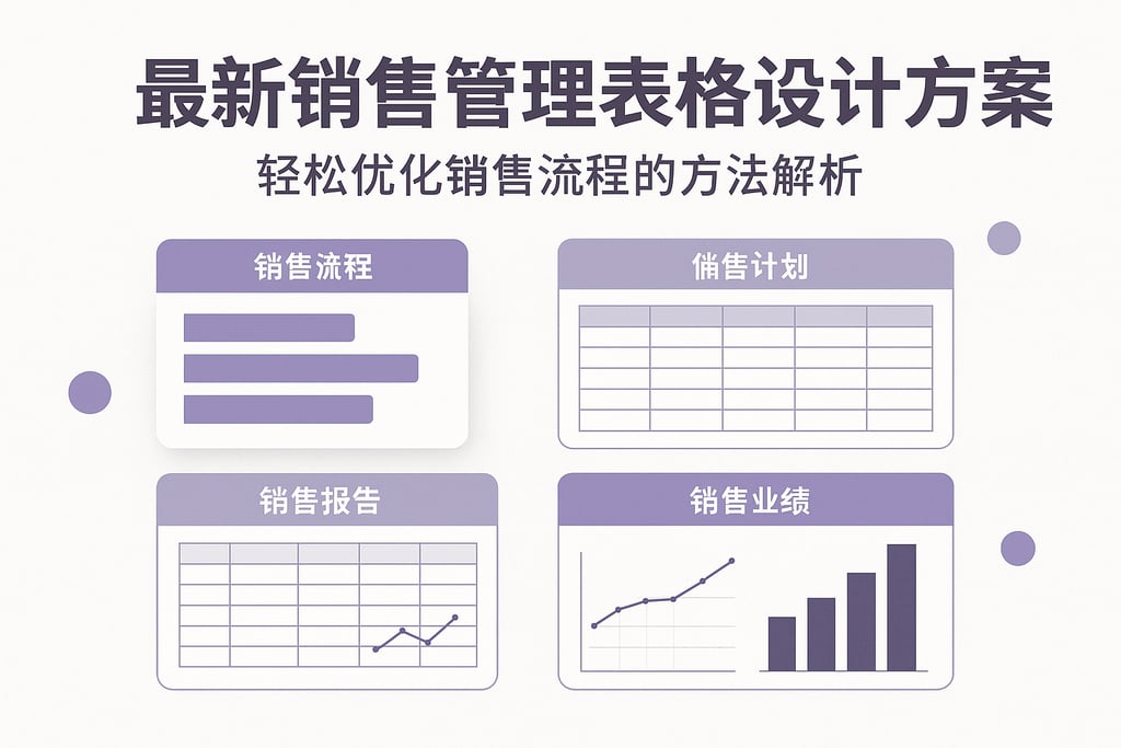 最新销售管理表格设计方案，轻松优化销售流程的方法解析