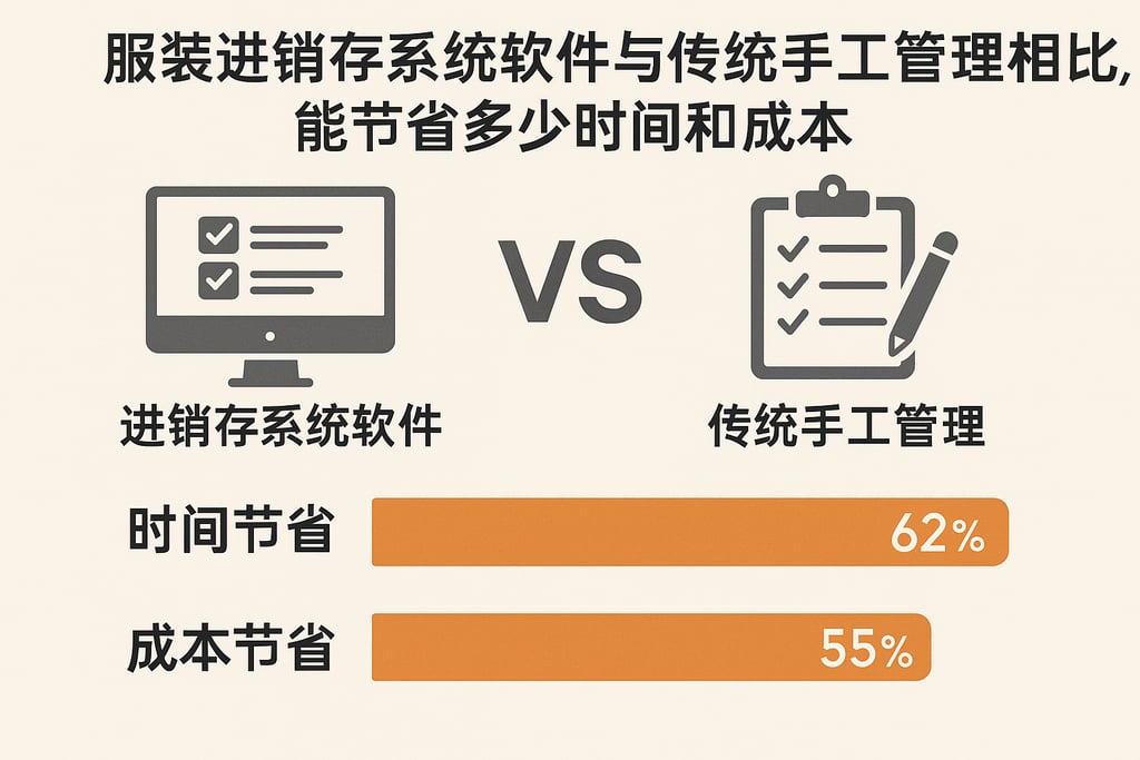 服装进销存系统软件与传统手工管理相比，能节省多少时间和成本